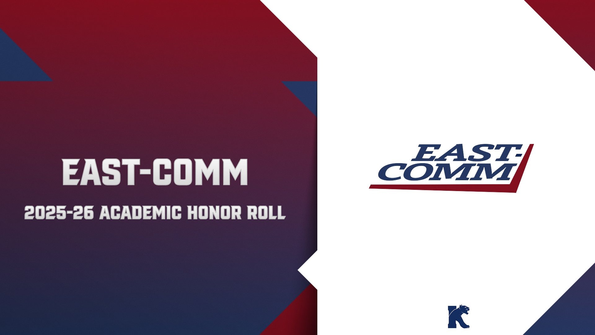 2025-26 East Comm Academic Honor Roll 