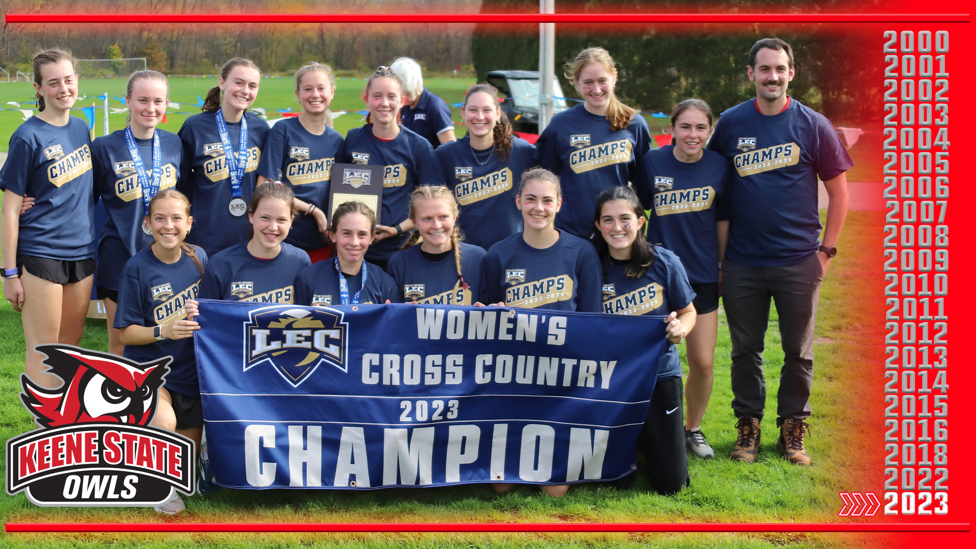Women's Cross Country 2023 LEC Champions