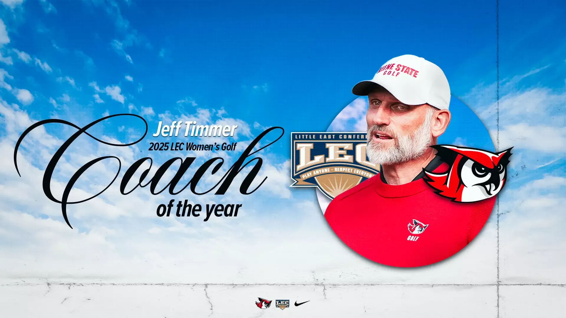 2025 LEC Women's Golf Coach of the Year - Jeff Timmer (LEC End of Season Awards)