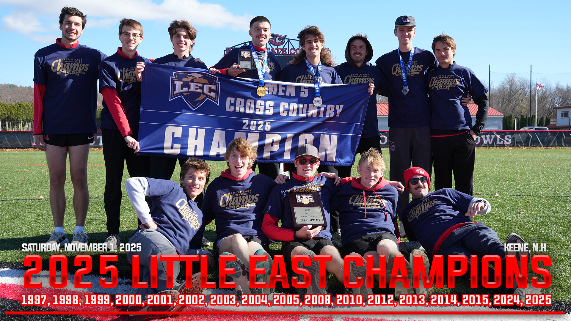 Cross Country Postgame 11.1.2025 (Men's Cross Country LEC Champions)