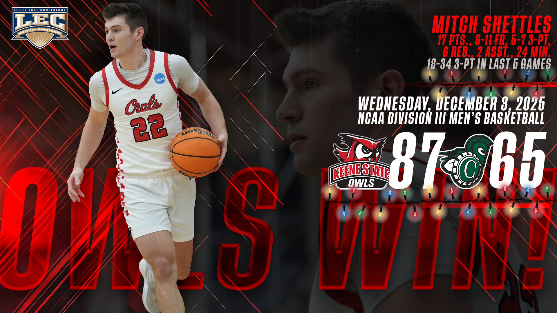 Men's Basketball Postgame 12.3.2025