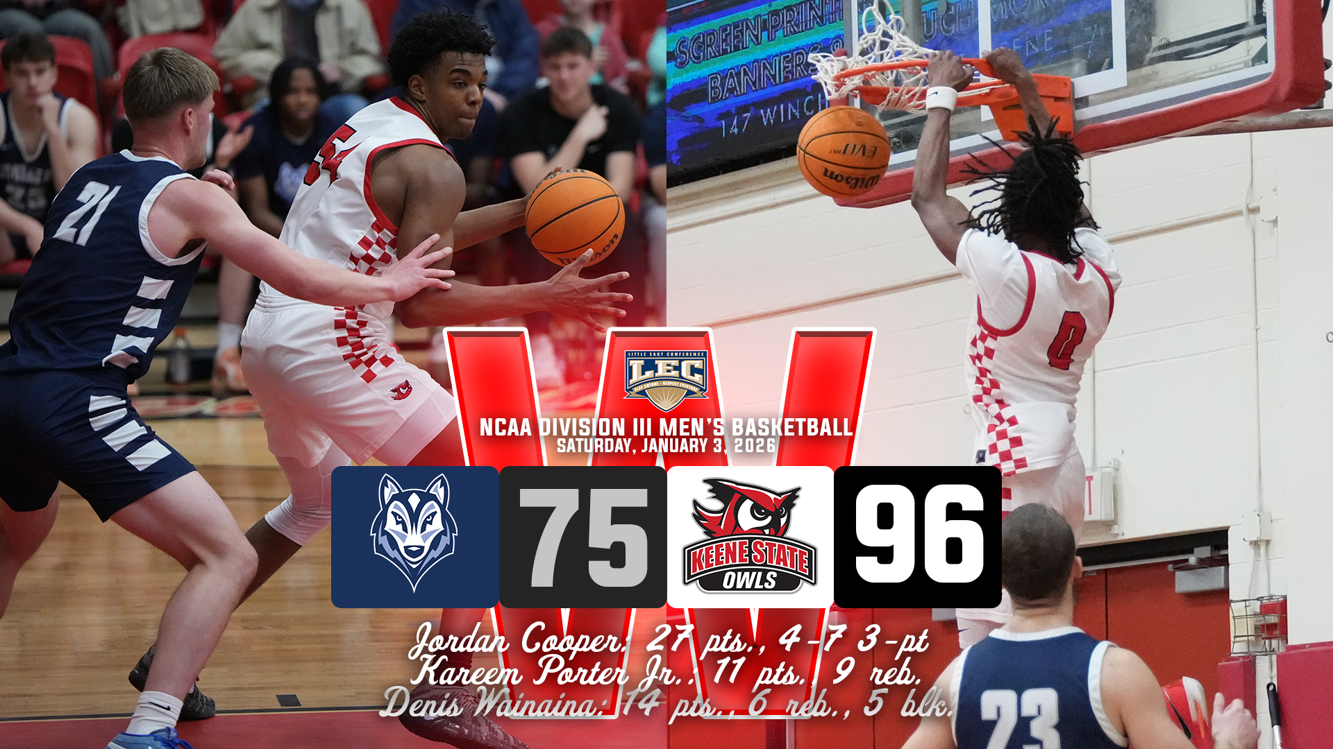 Men's Basketball Postgame 1.3.2026