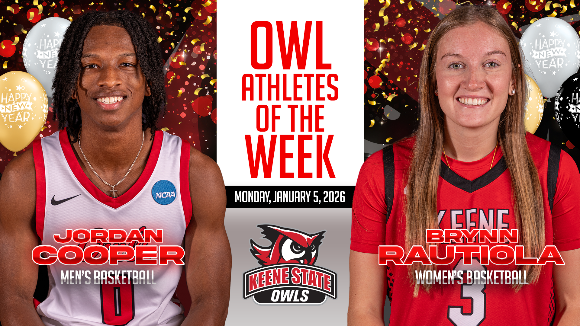 Owl Athletes of the Week 1.5.2026