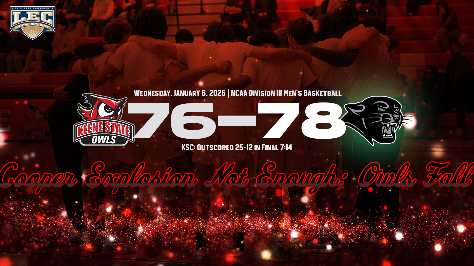 Men's Basketball Postgame 1.6.2026