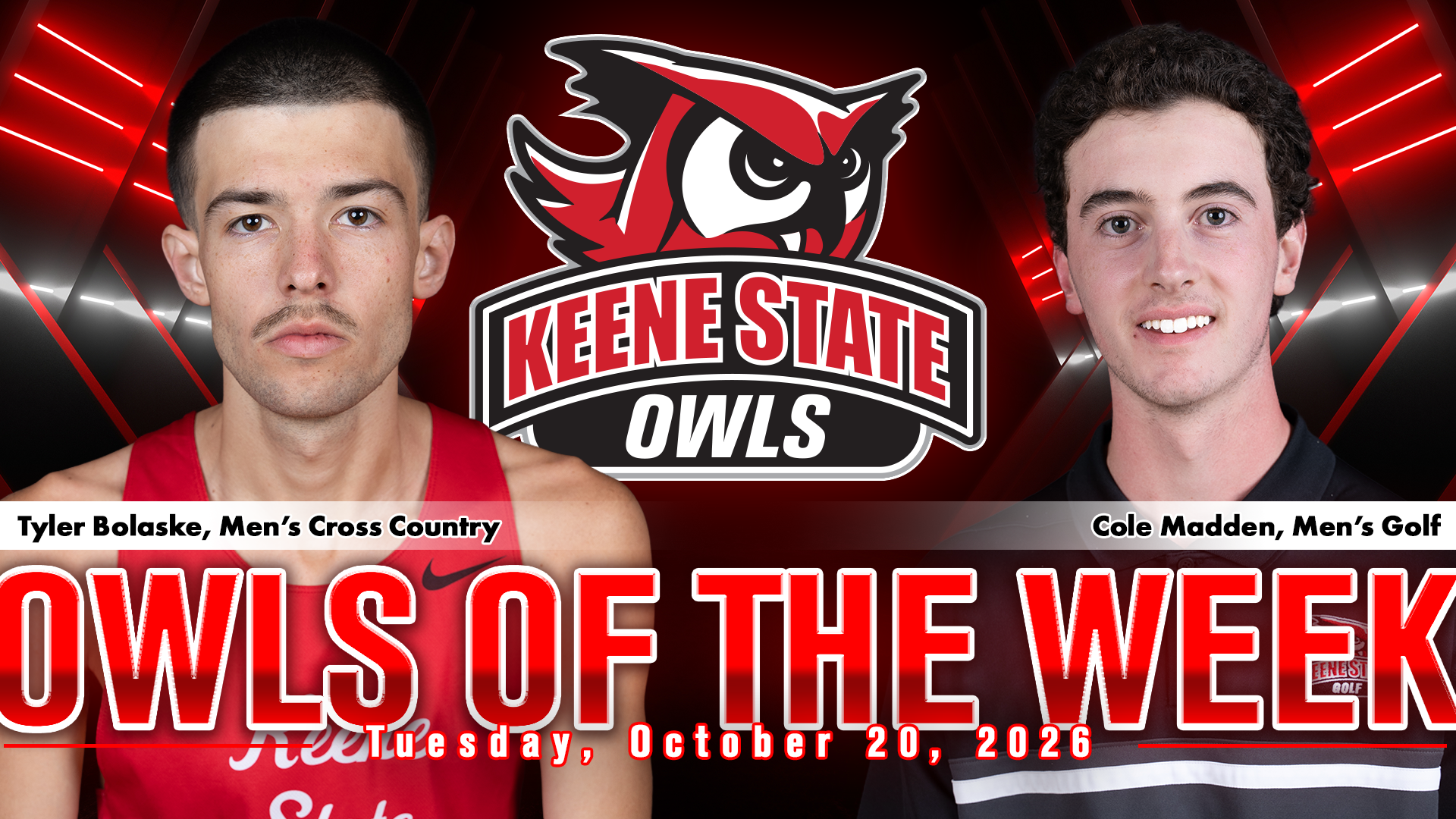 Owl Athletes of the Week 10.20.2026