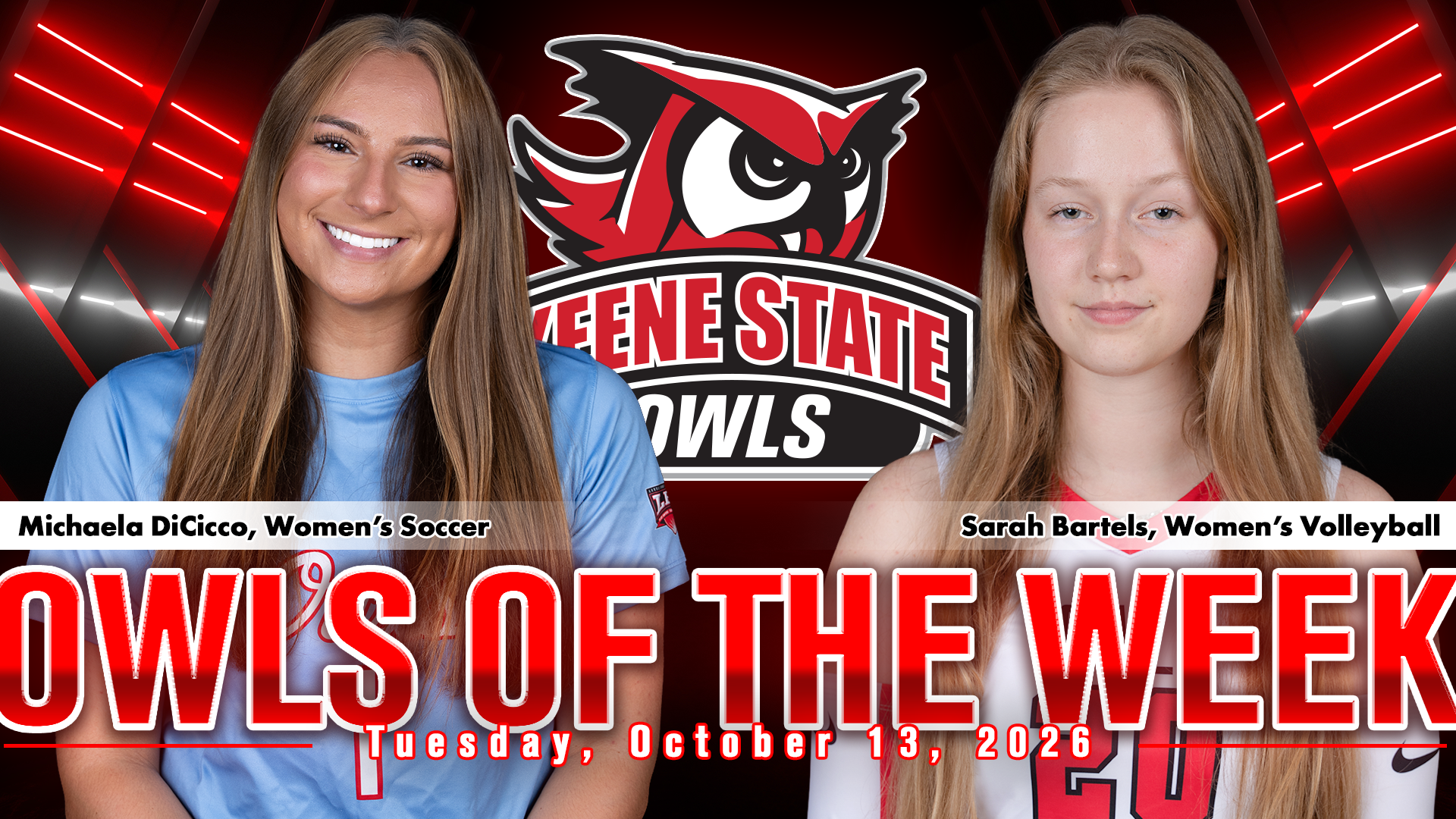 Owl Athletes of the Week 10.13.2026