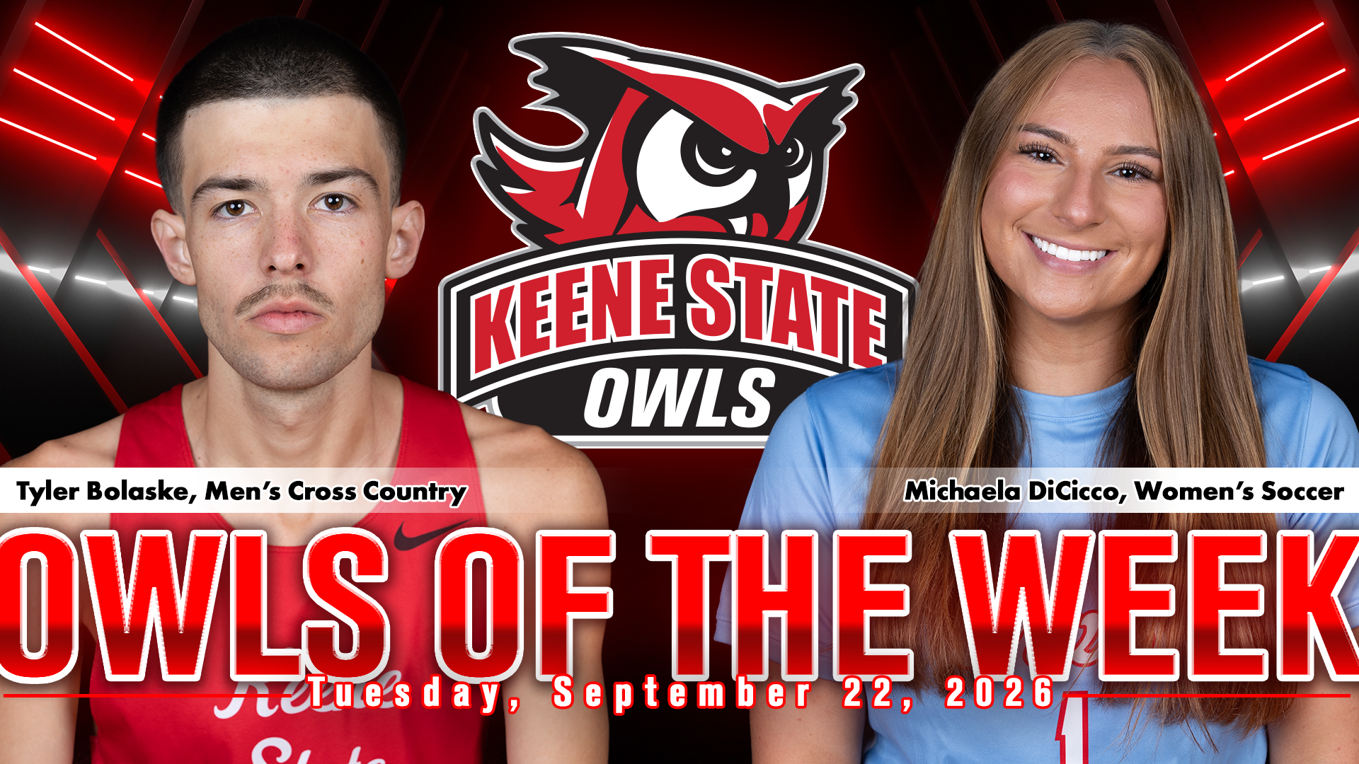 Owl Athletes of the Week 9.22.2026