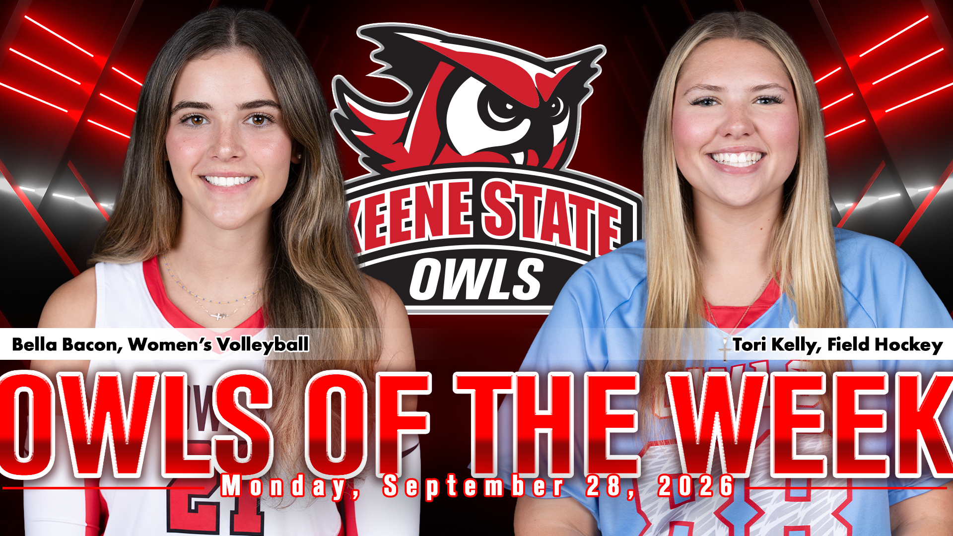 Owl Athletes of the Week 9.28.2026