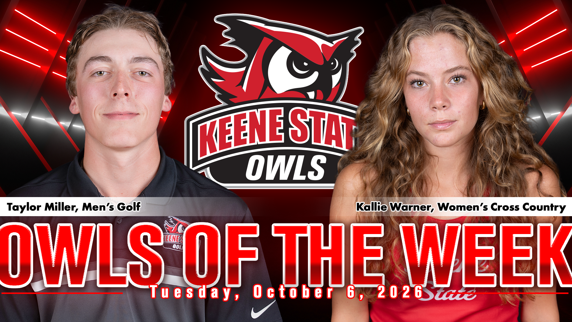 Owl Athletes of the Week 10.6.2026