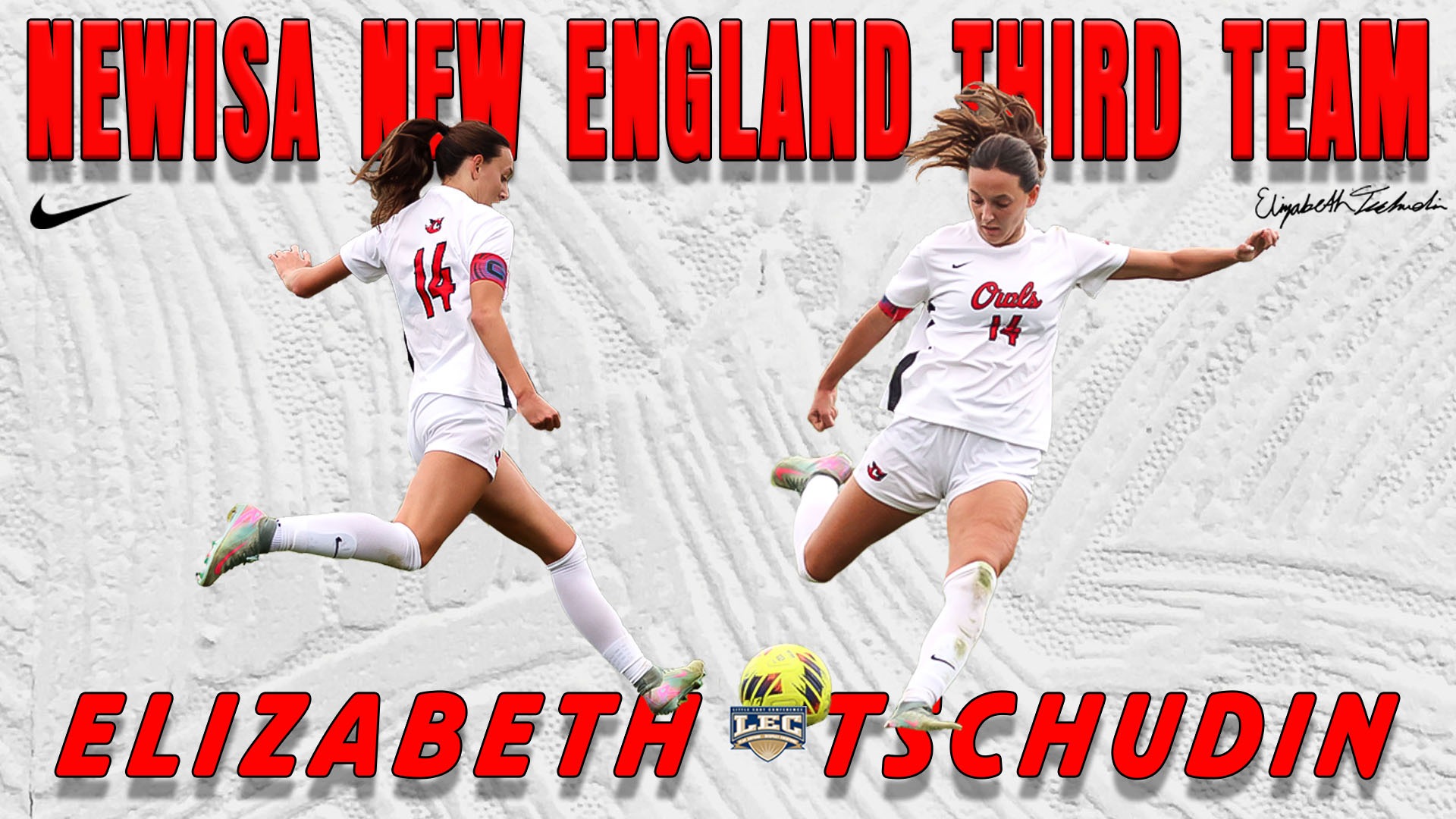 Tschudin NEWISA Third Team Selection