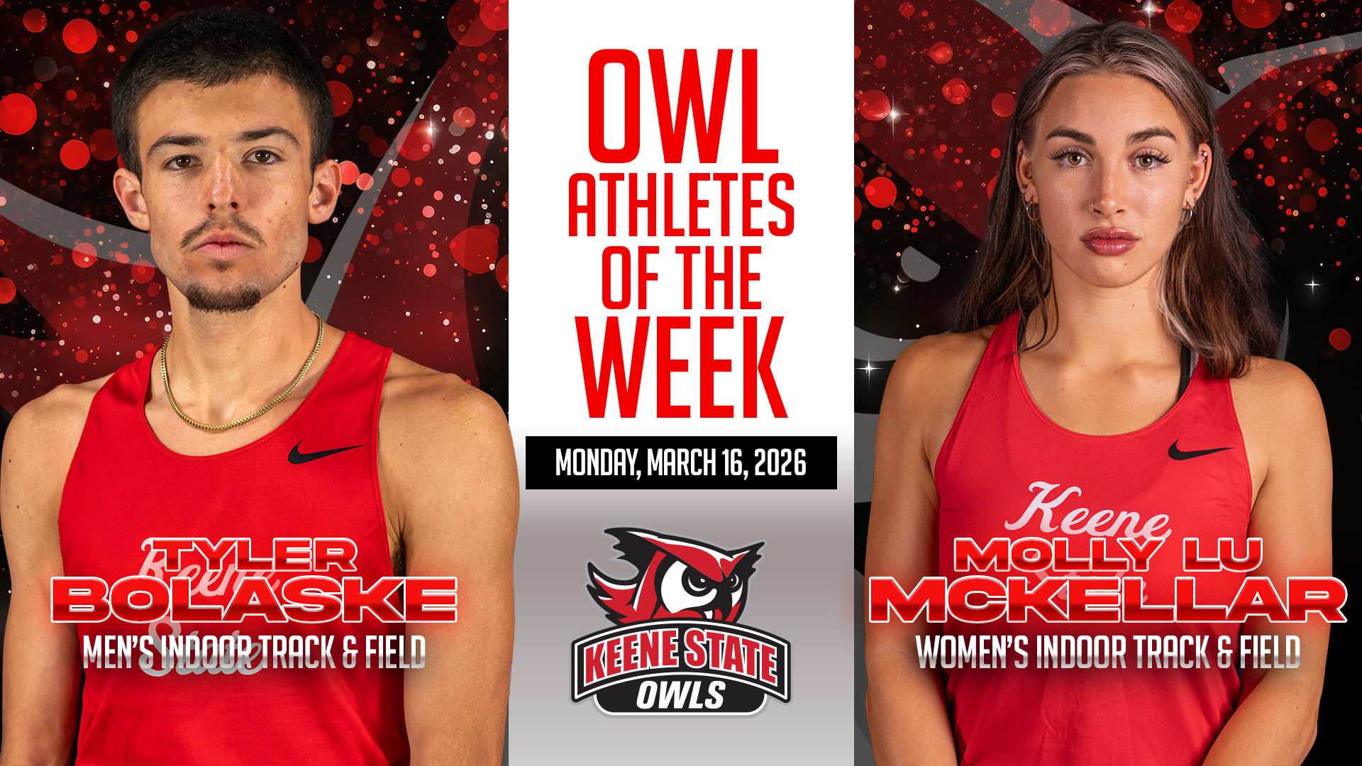 Owl Athletes of the Week 3.16.2026