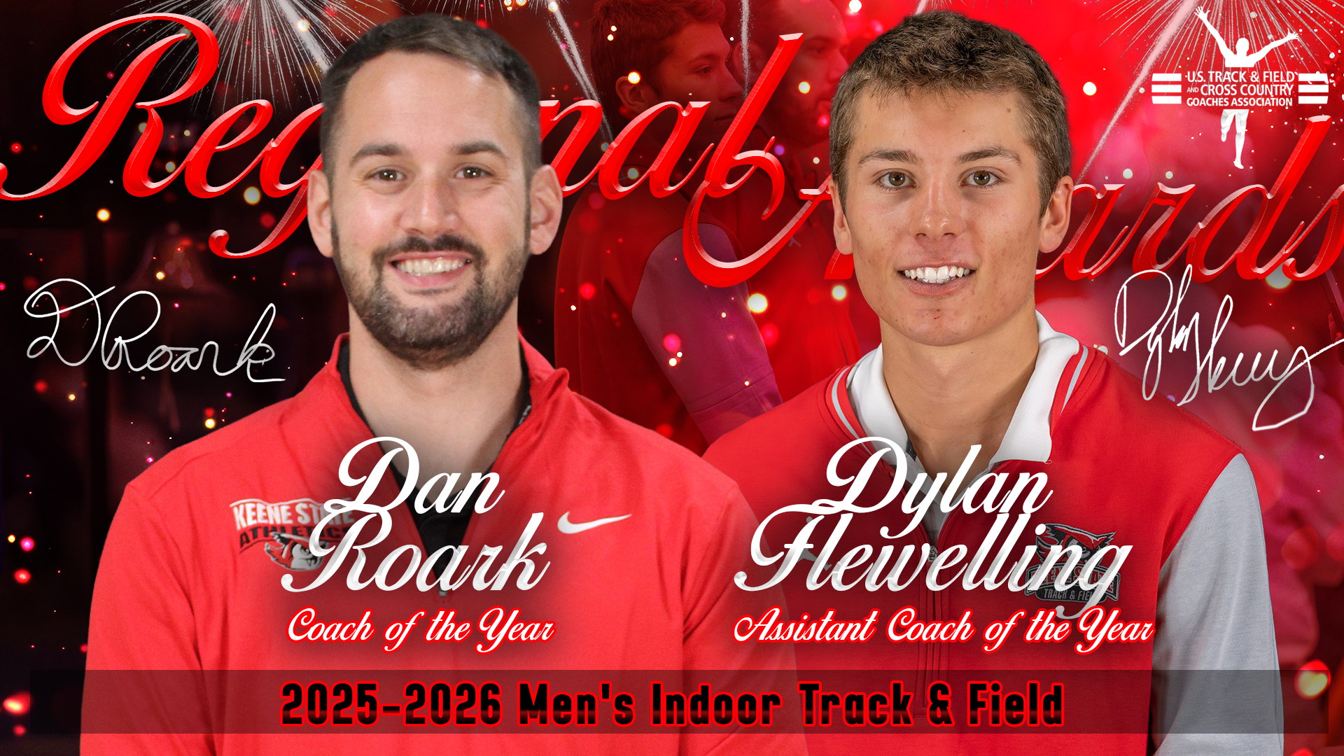 USTFCCCA 2025-2026 Men's Indoor Track & Field Regional Awards - Roark/Flewelling