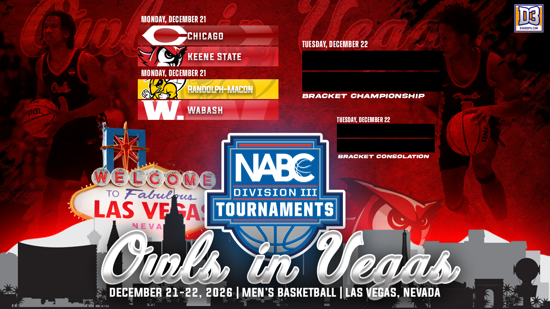 Men's Basketball NABC Division III Tournament Bracket - 2026