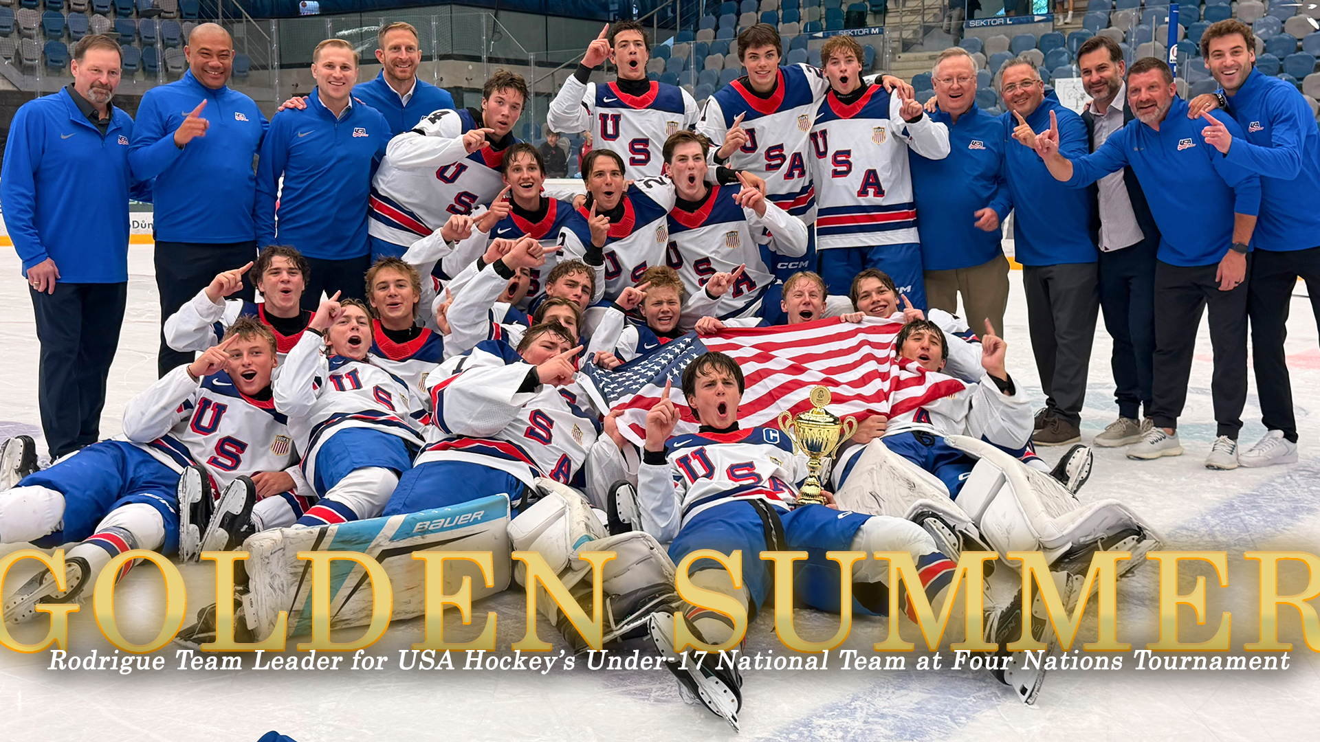 Rodrigue USA Hockey U17 Four Nations Tournament Gold Medal 2026