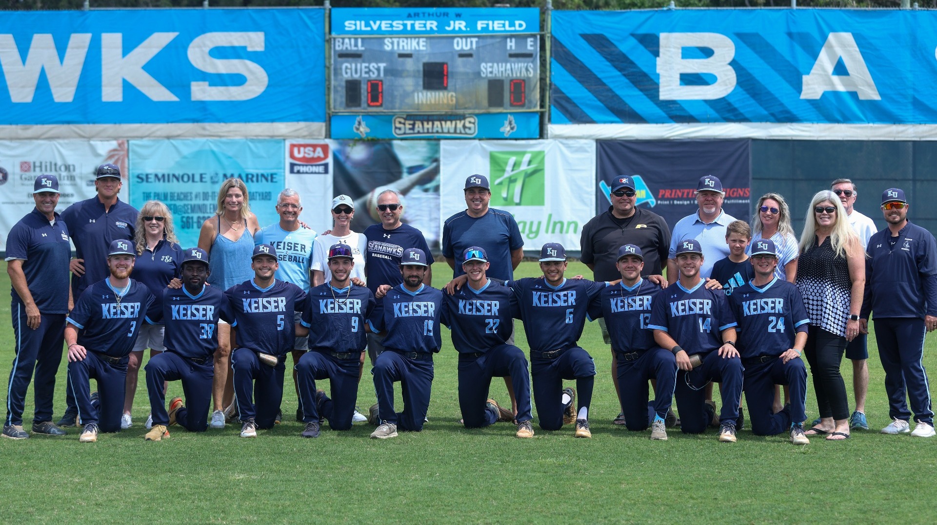(RV) Baseball Splits Day Two Against No. 18 Ave Maria Keiser