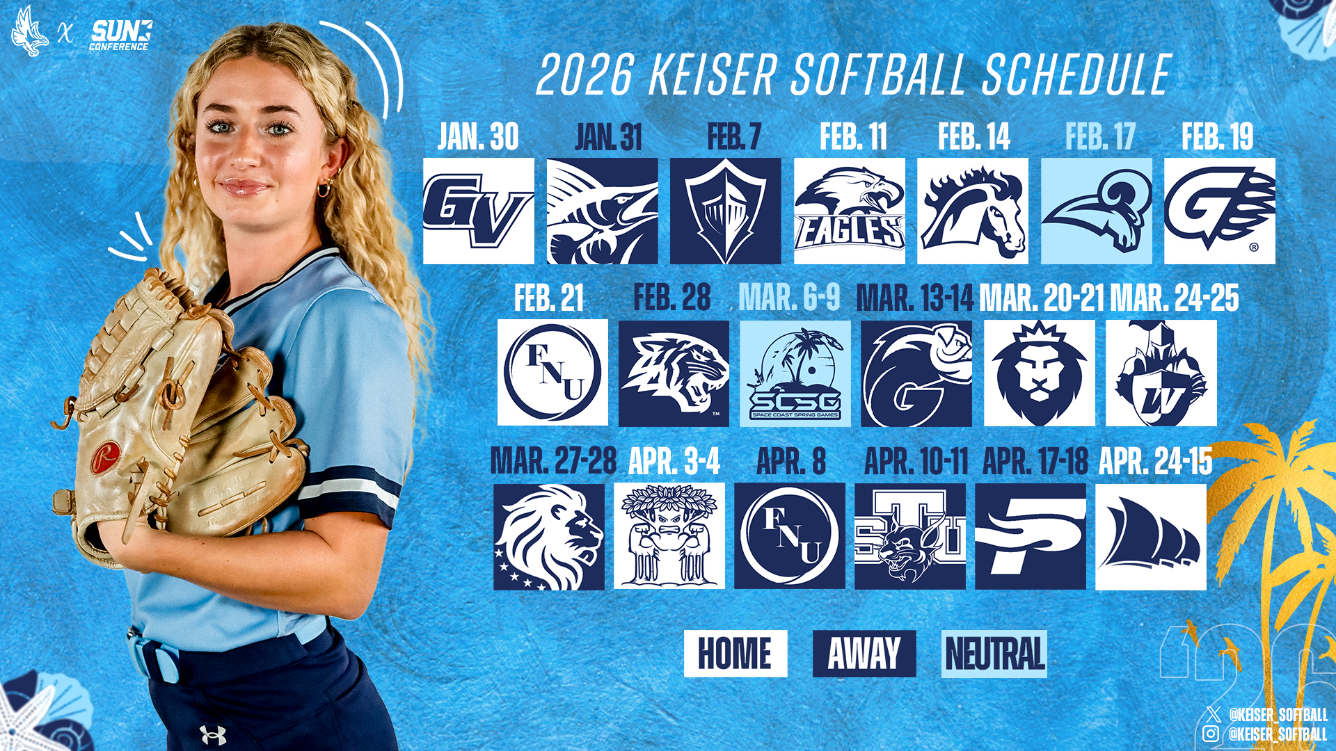 2026 Softball Schedule