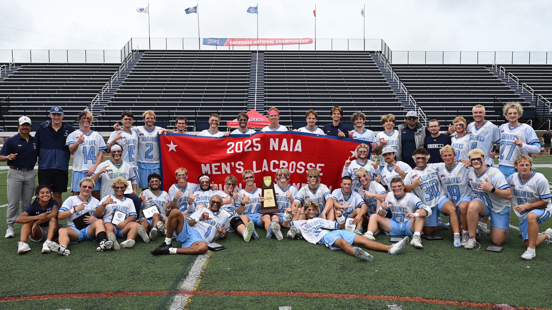 MLAX 2025 National Championship Banner photo