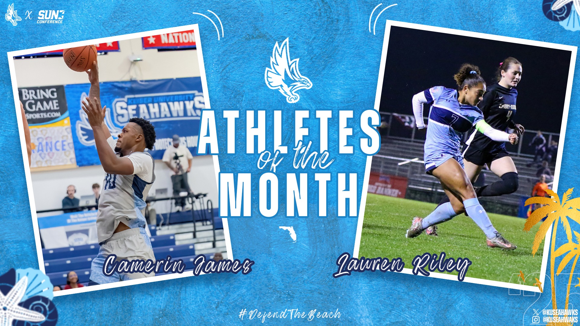 2025-26 Keiser Athletes of the Month (Dec.)