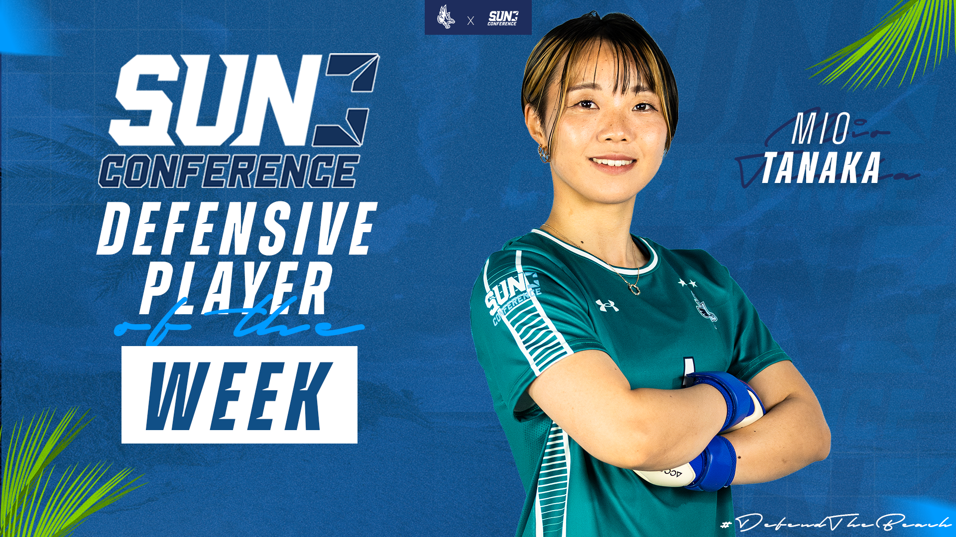 Tanaka SUN defensive player of the week