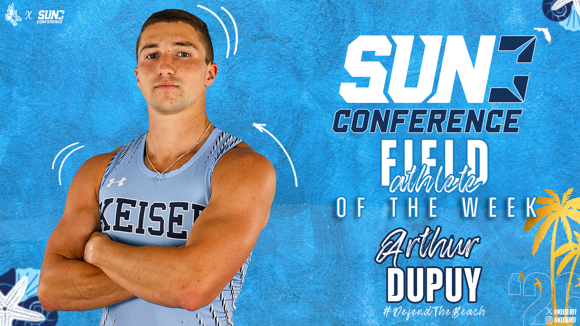 Arthur Dupuy Field Athlete of the Week