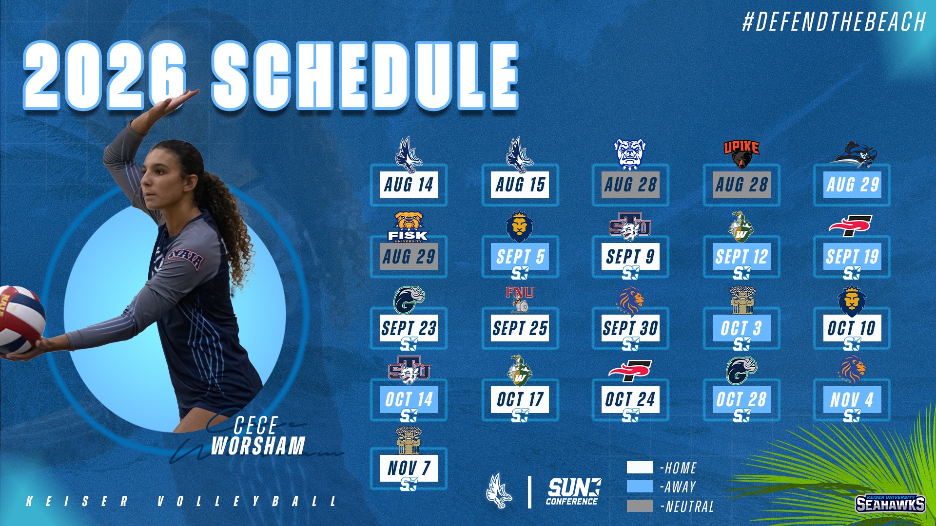 VB Schedule 2026