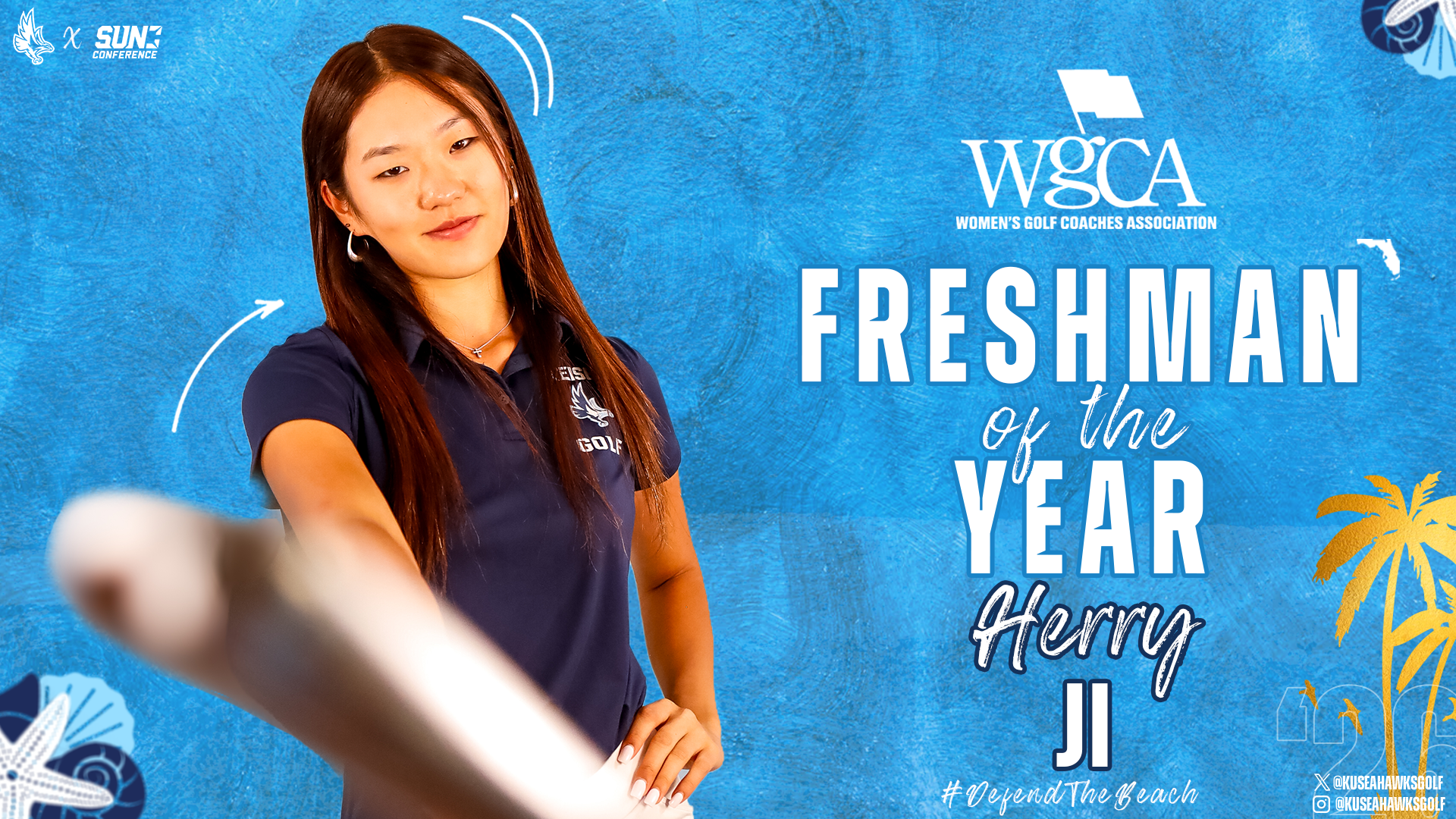 WGOLF - Herry Ji - WGCA Freshman of the Year 