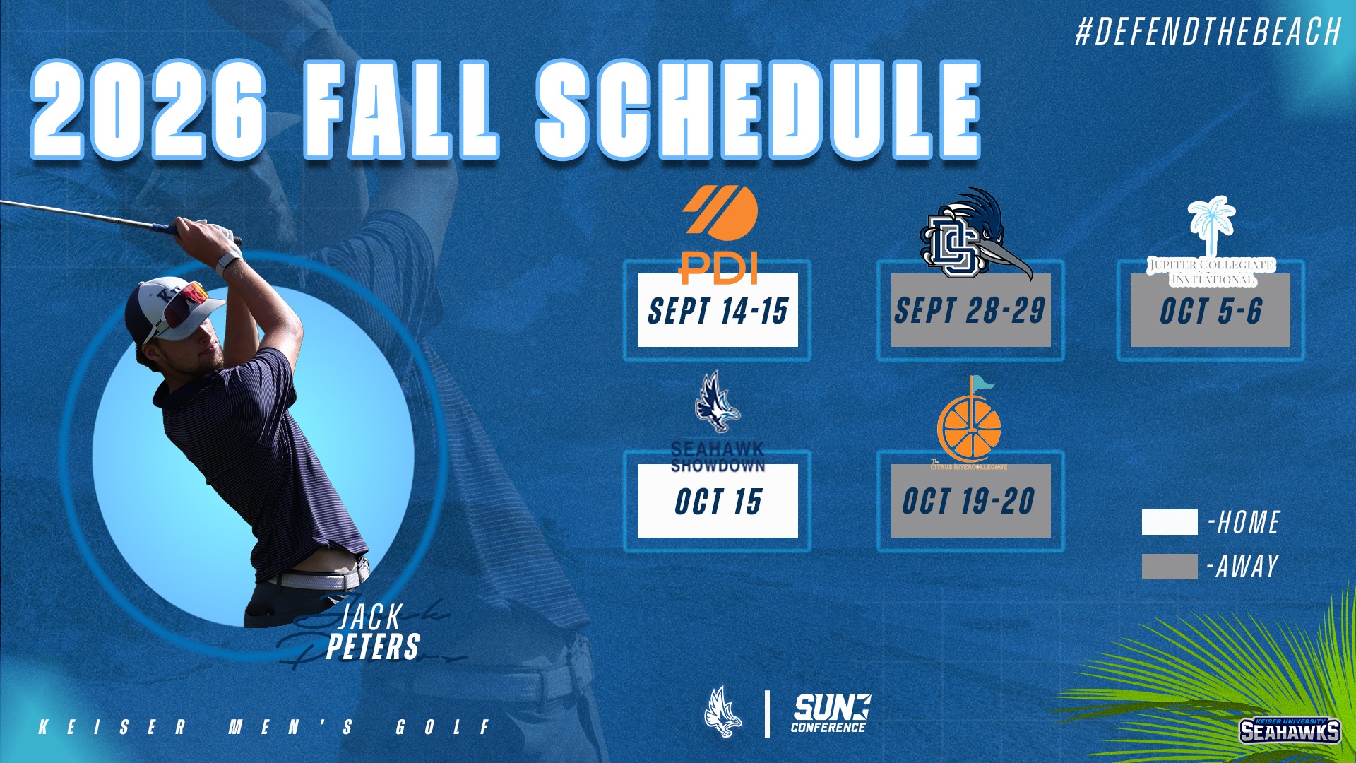 MGOLF - 2026 Fall Schedule Release