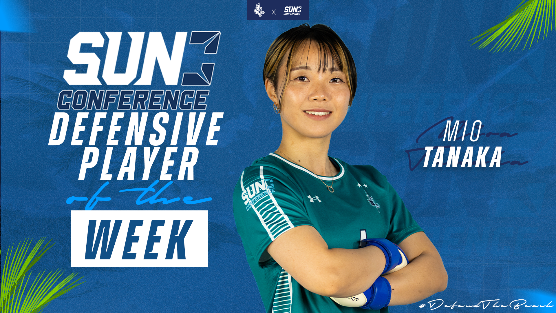 Mio Tanaka Defensive Player of the week