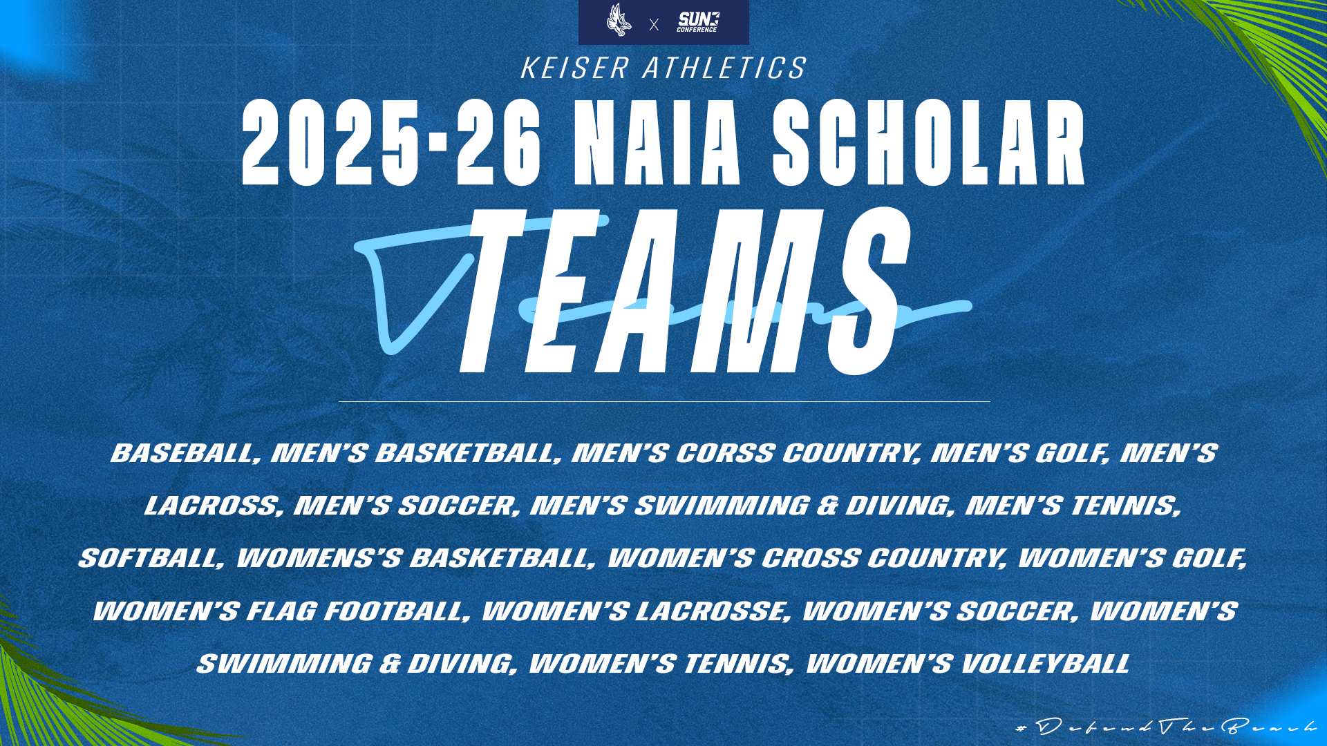 2025-26 NAIA Scholar Teams