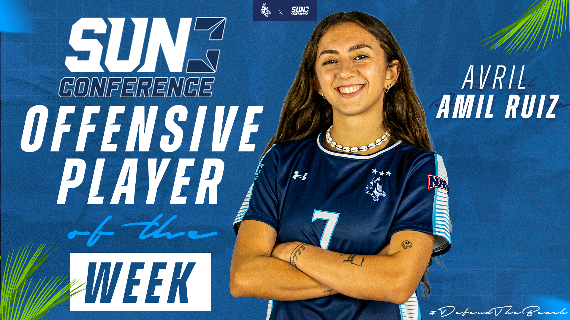 SUN Conference Player of the Week Avril Amil Ruiz
