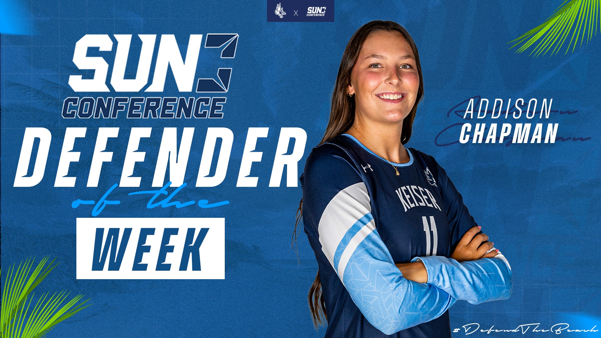 Chapman SUN Defender of the week