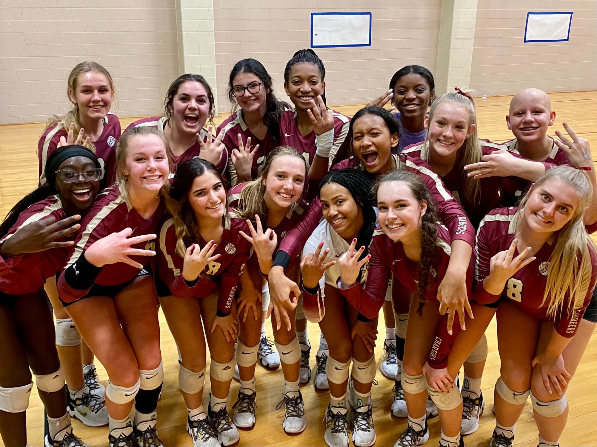 Volleyball Takes Down Southlake In Three Games Sit Second In District