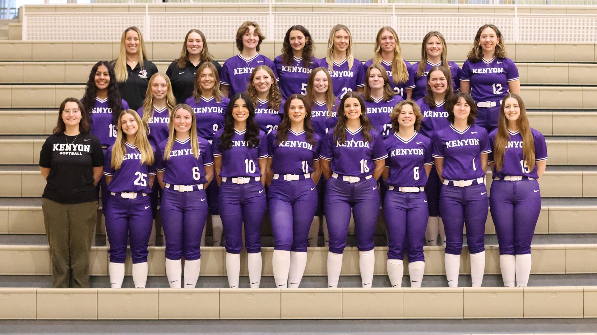 2025 Kenyon Softball Team