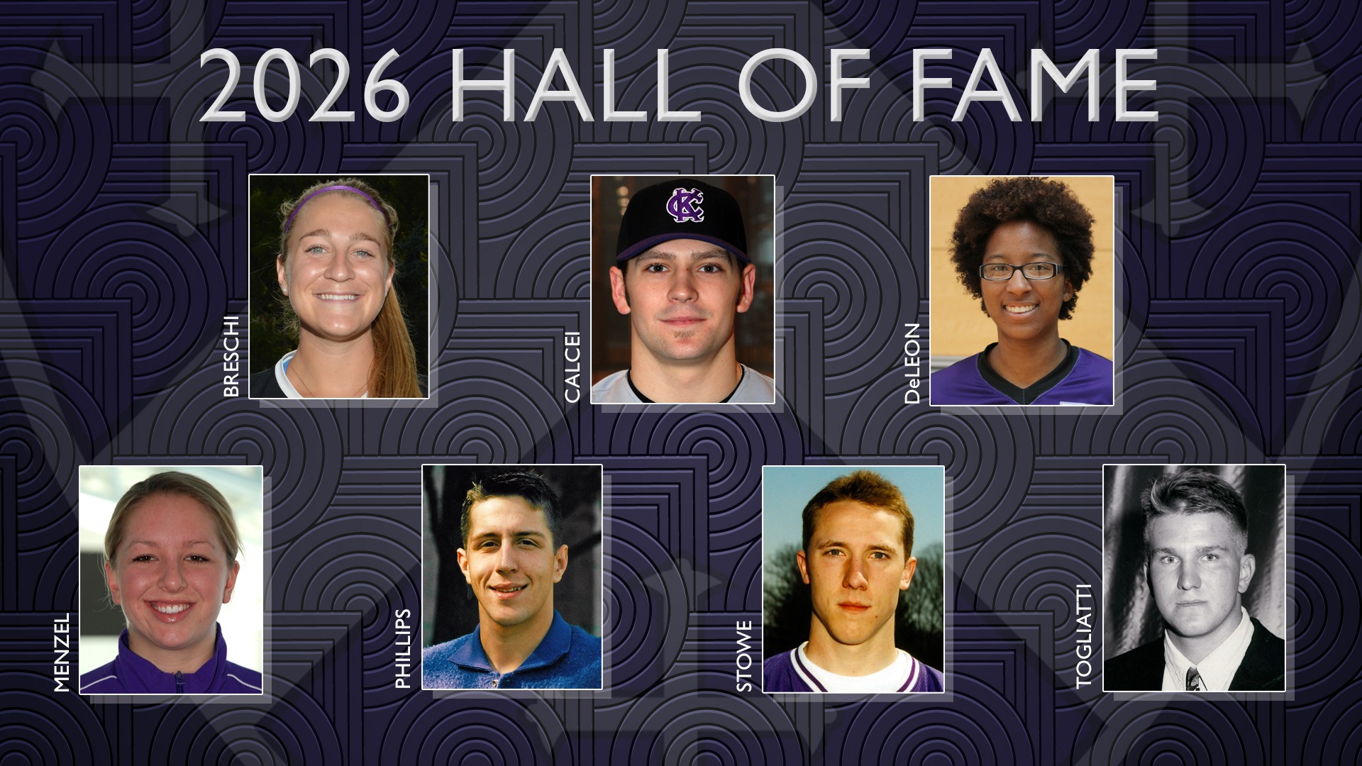 2026 Kenyon Athletics Hall of Fame