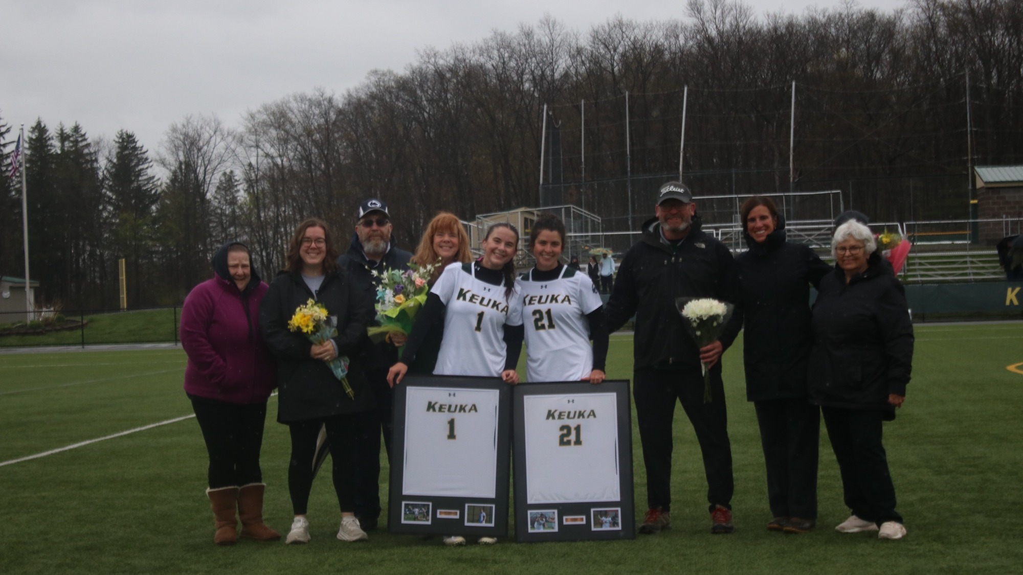 Wlax seniors and family
