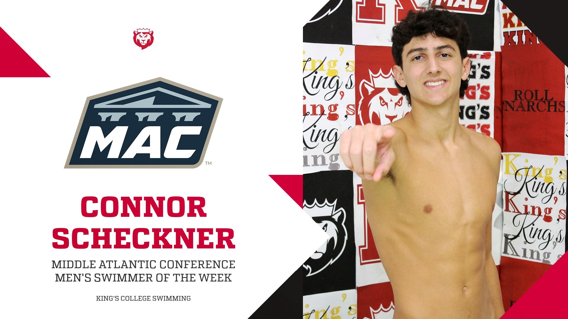 12/9 Scheckner MAC Swimmer of the Week