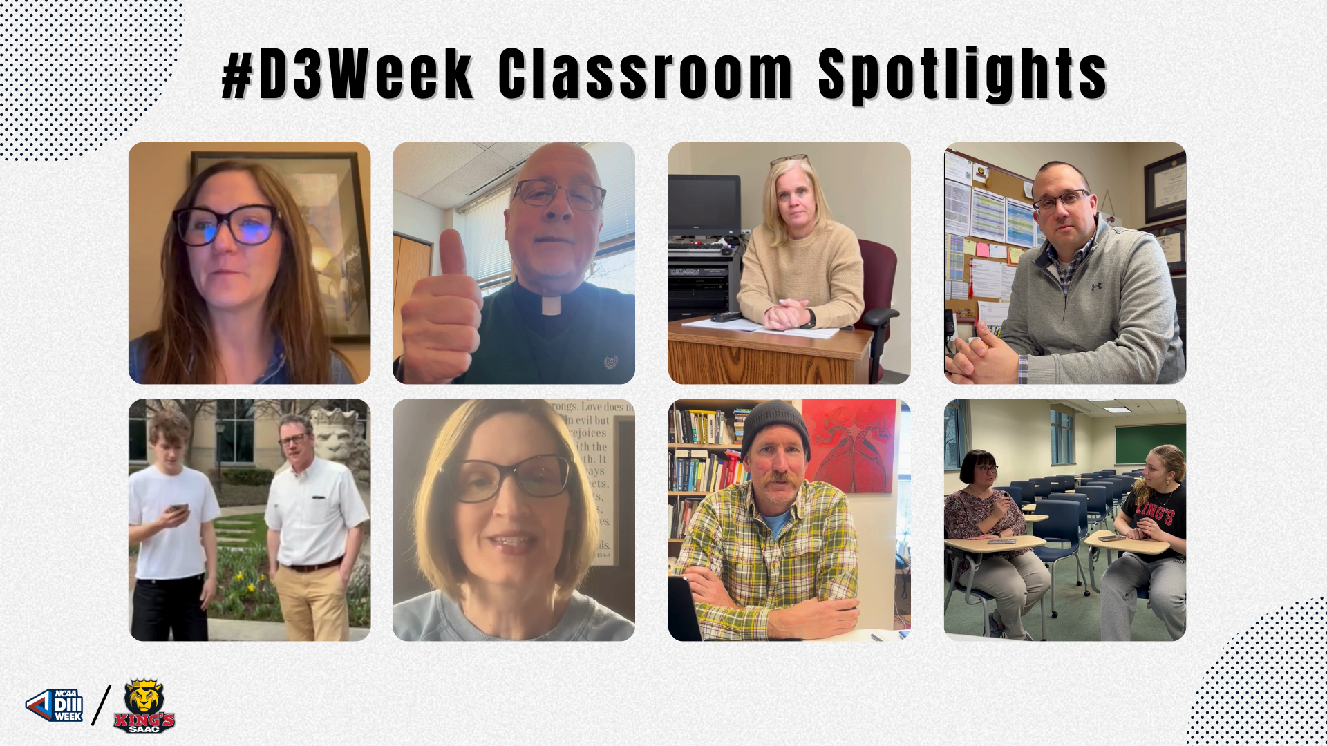 DIII Week Classroom Spotlights