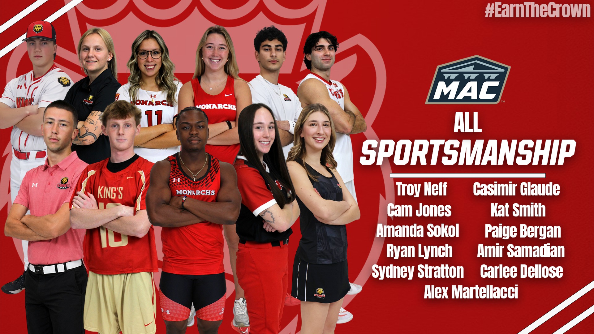 2026 Spring All-MAC Sportsmanship Team
