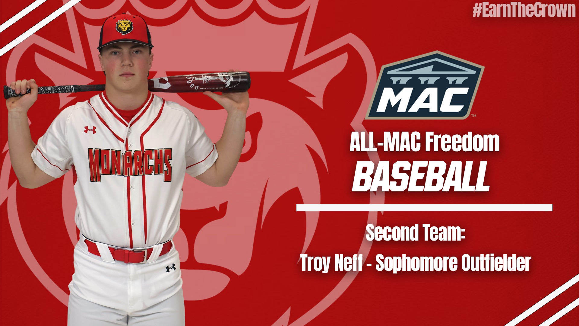 Troy Neff Second Team All-MAC Freedom