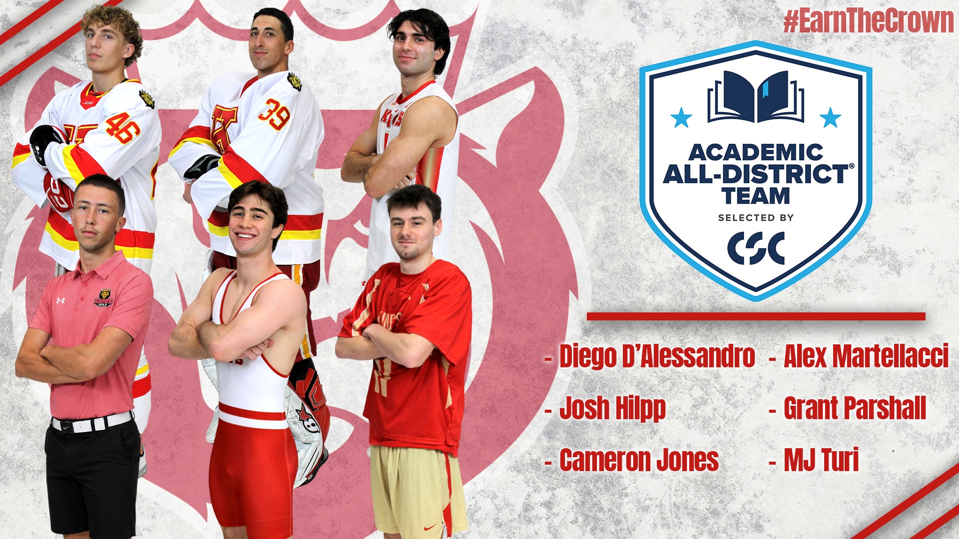 2026 CSC Academic All-District Men's At-Large