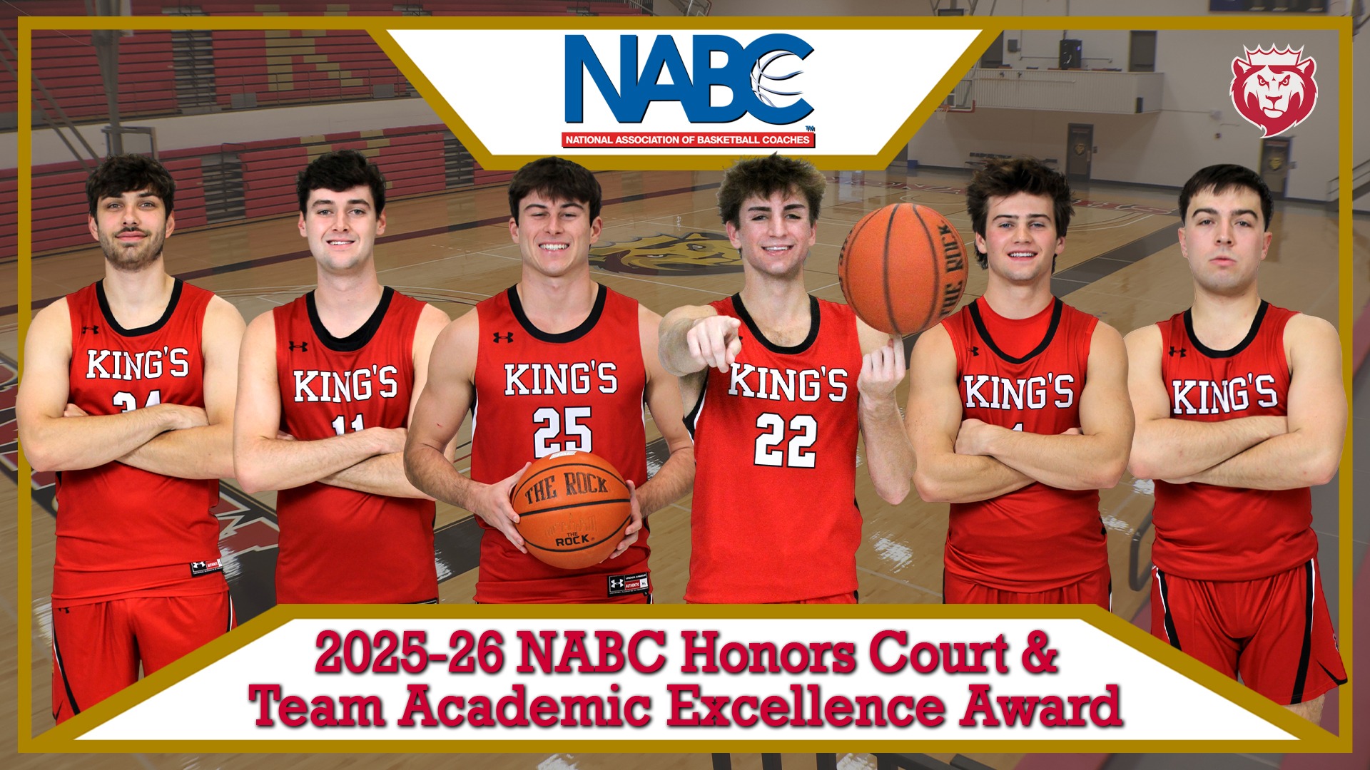 2025-26 NABC Team Academic Excellence Award & Honor's Court