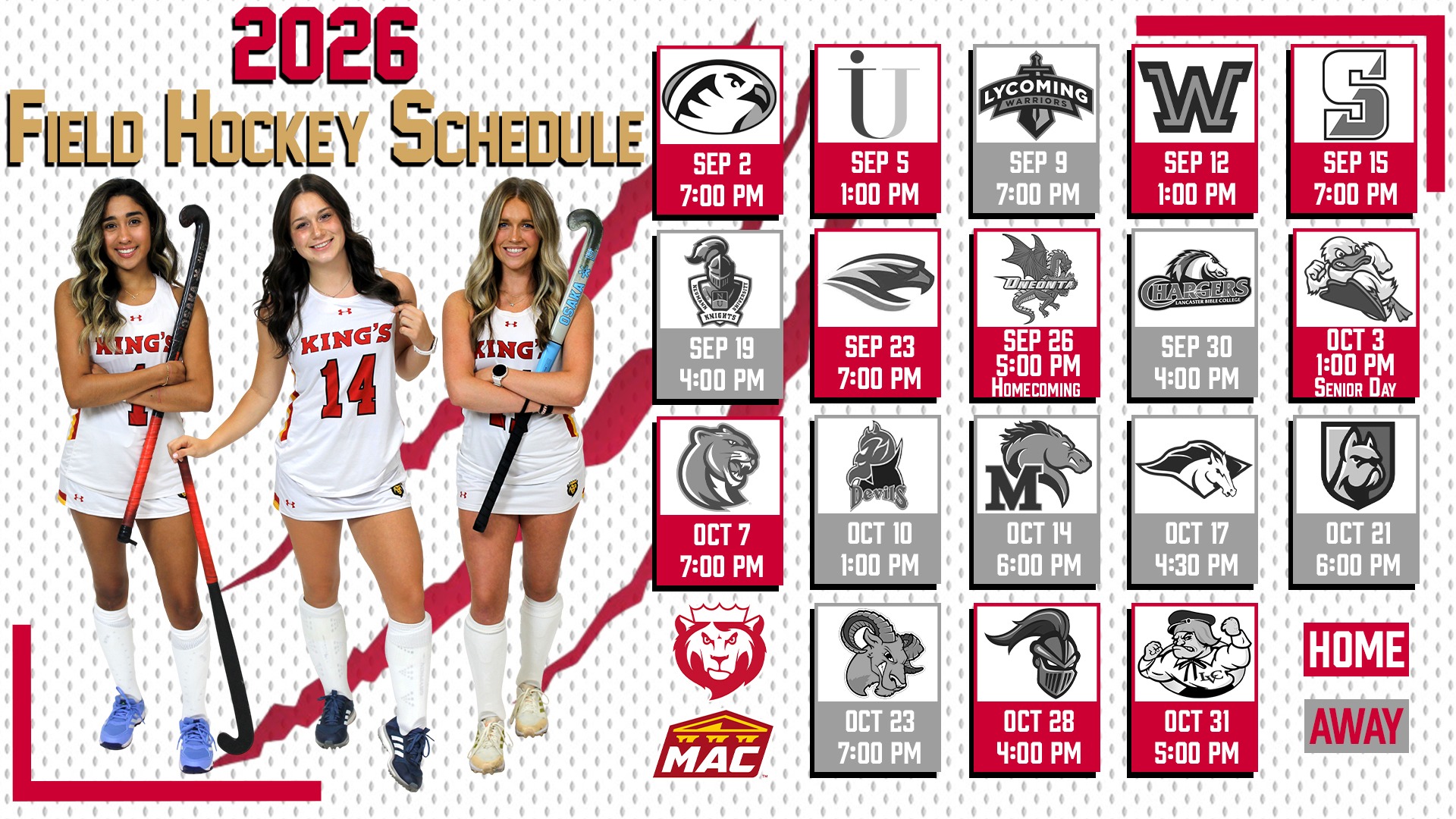 2026 Field Hockey Schedule Release