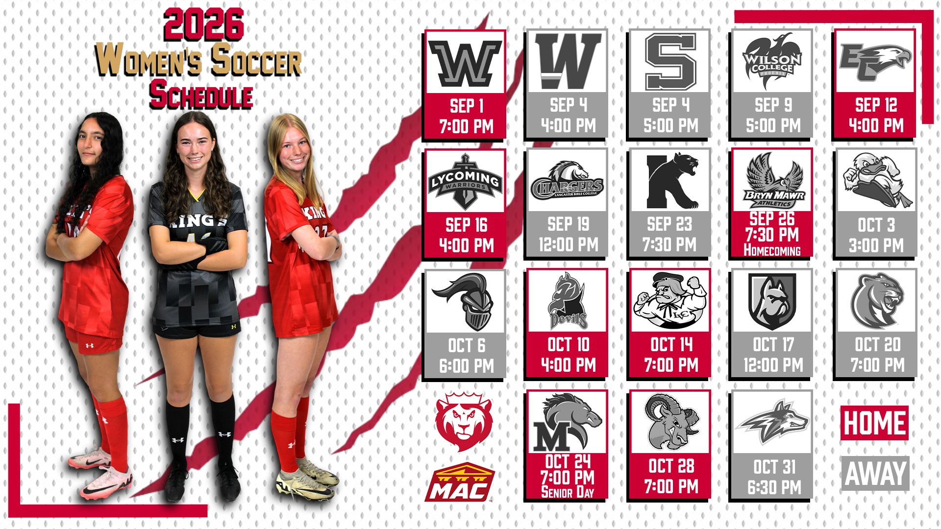 2026 Women's Soccer Schedule Release