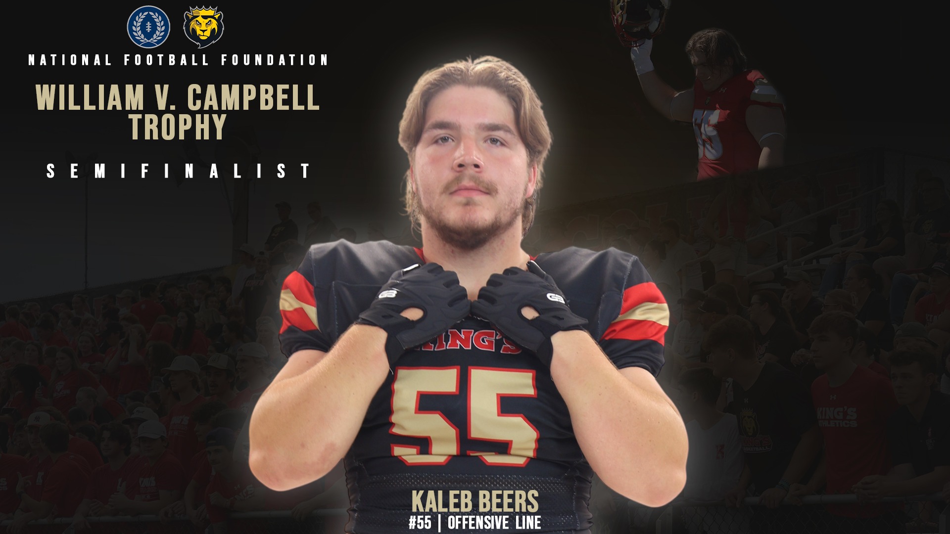 Kaleb Beers William V. Campbell Trophy Semifinalist