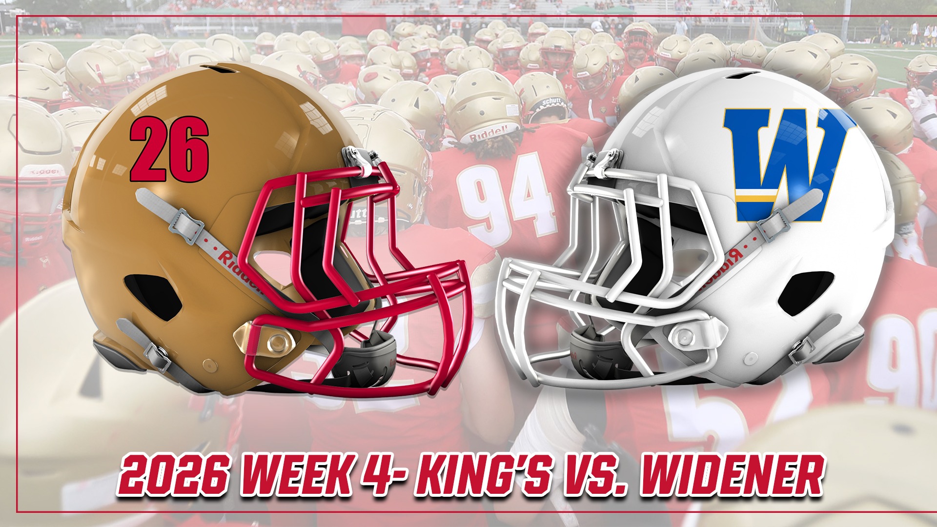  Game Notes Cover Week 4 vs. Widener