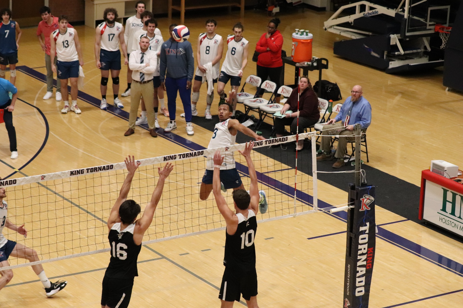 Tornado sweep Trojans on the road King University