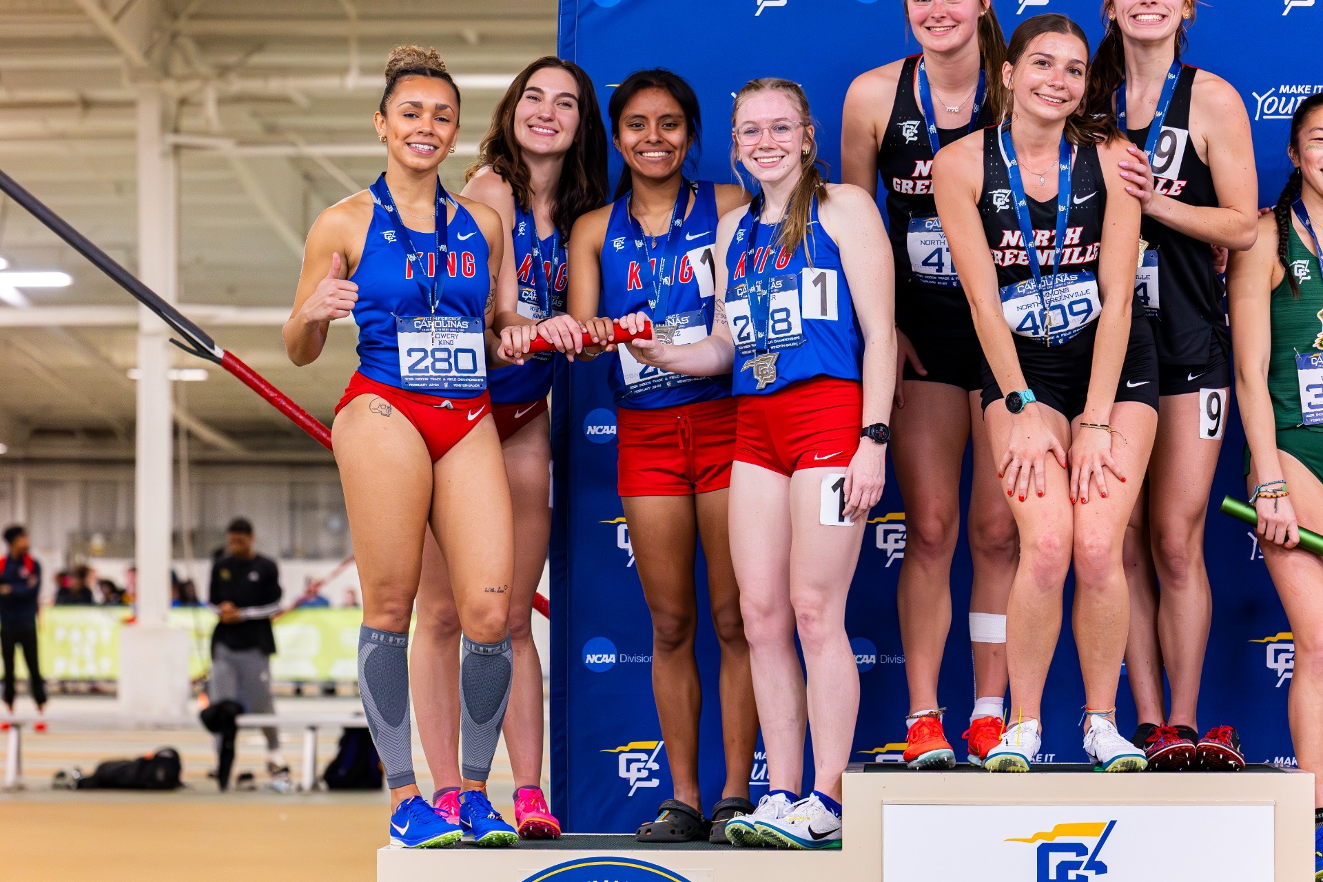 Ermay Vazquez Adame, Abigail Brammer, Mandy Lowery, Morgan Whitley Indoor Track & Field Championships 2025