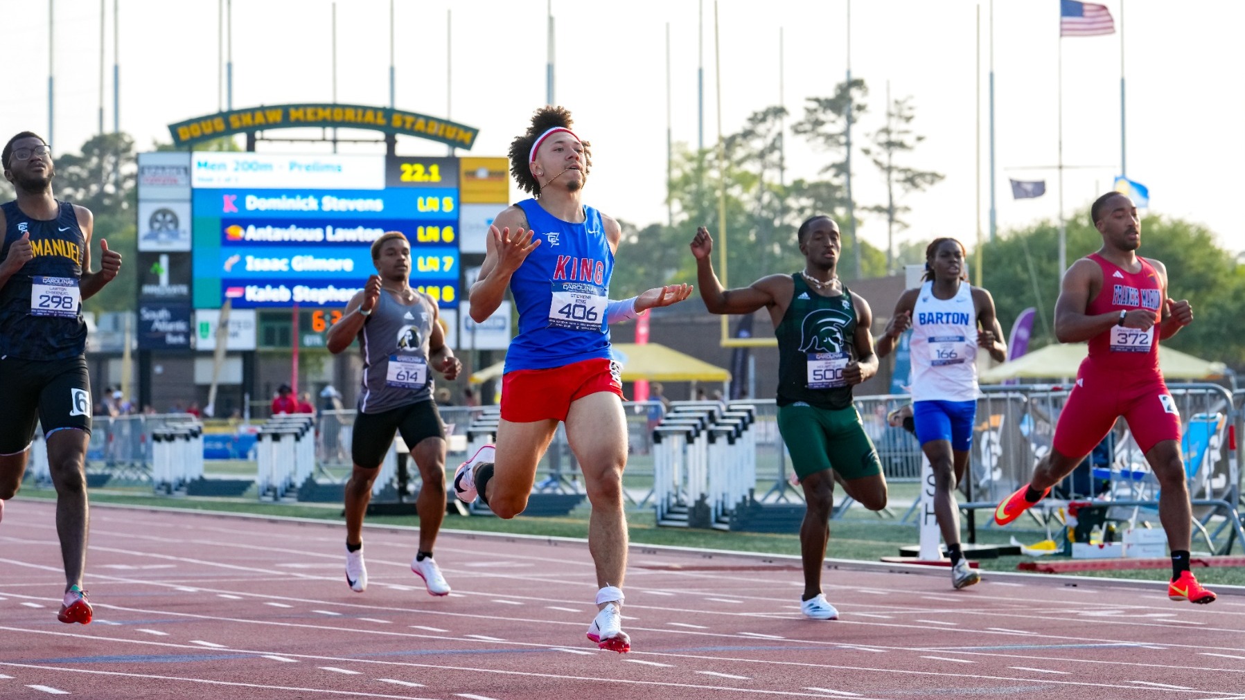 Dominick Stevens 100-Meter Dash Prelims Conference
