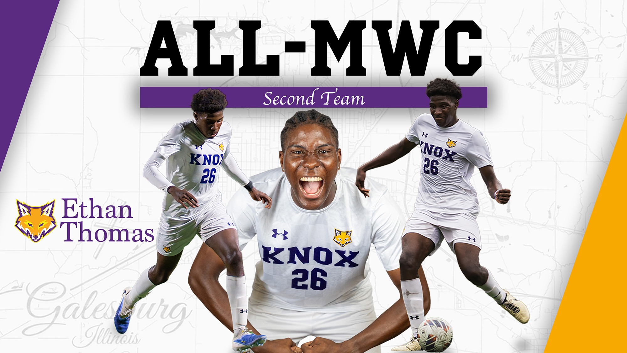 Ethan Thomas, 2025 All-Midwest Conference Men’s Soccer Second Team