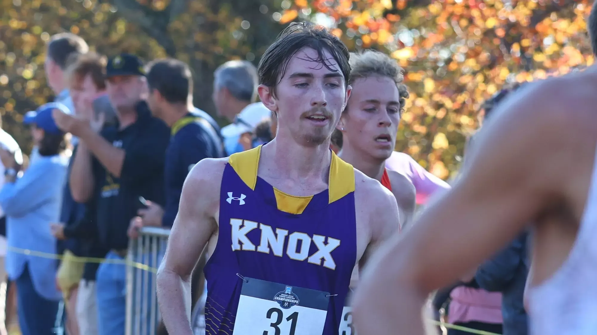 Lance Miller runs at the 2025 NCAA Men's Cross Country Championship in Spartanburg, S.C.